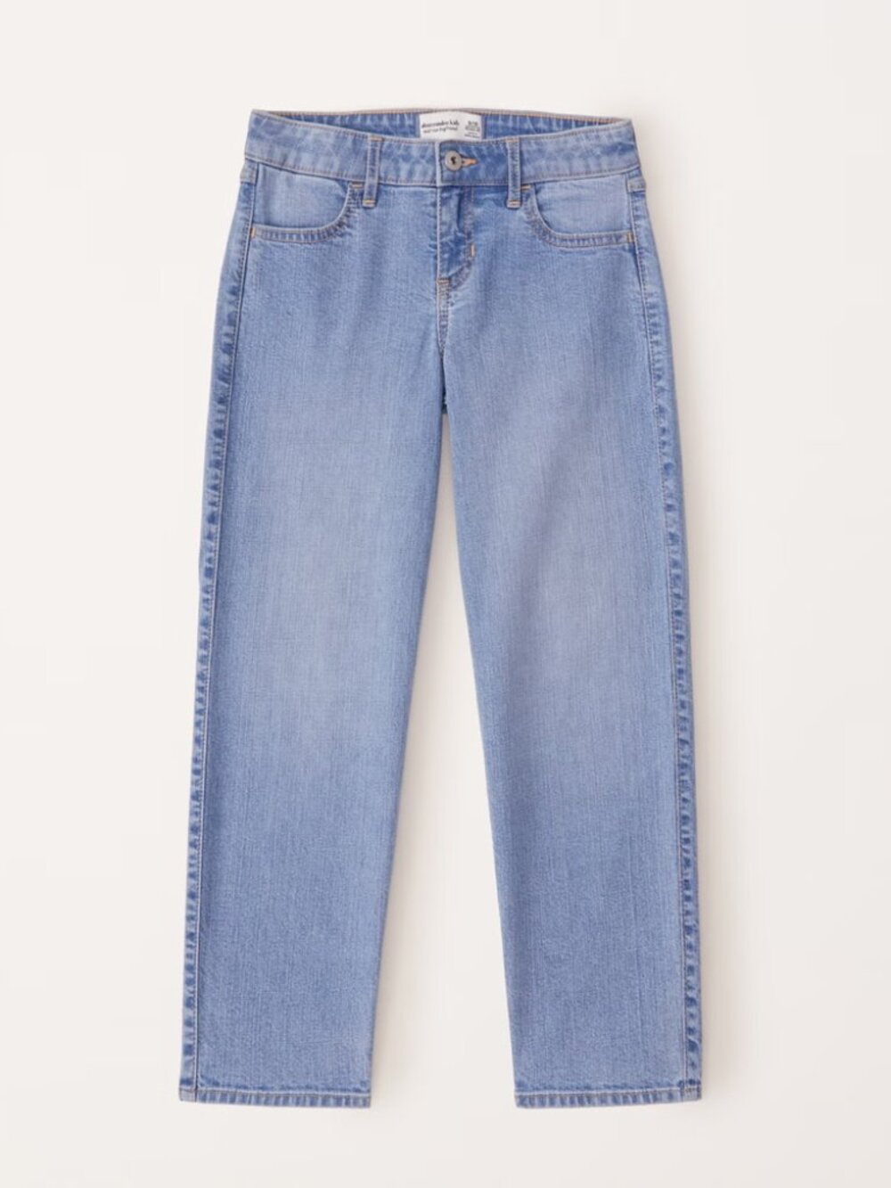 Abercrombie + Fitch Girls Mid Rise Boyfriend Jeans 15/16 Long